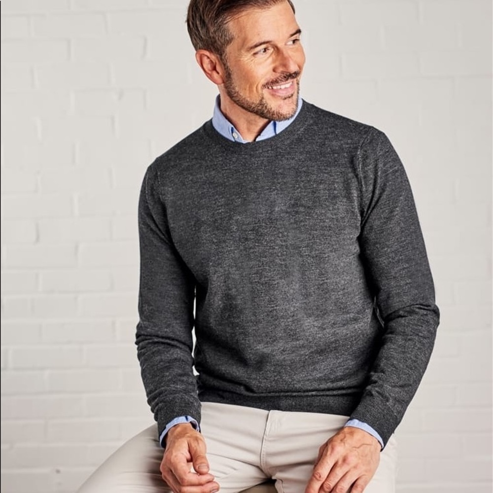 Grey Italian men’s sweater